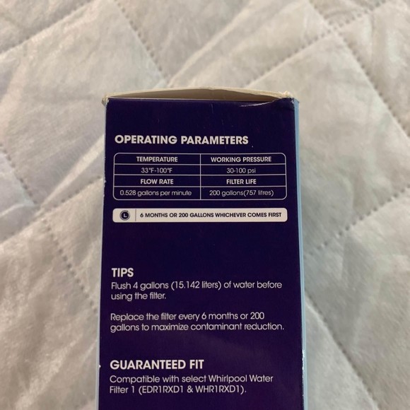 MARRIOTTO MRW1 Filter Compatible with Whirlpool Water Filter 1(EDR1RXD1) - Picture 9 of 10